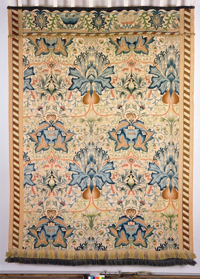 De Artisjok geborduurde wandkleed, gemaakt door mevrouw Godman, 1877 door William Morris